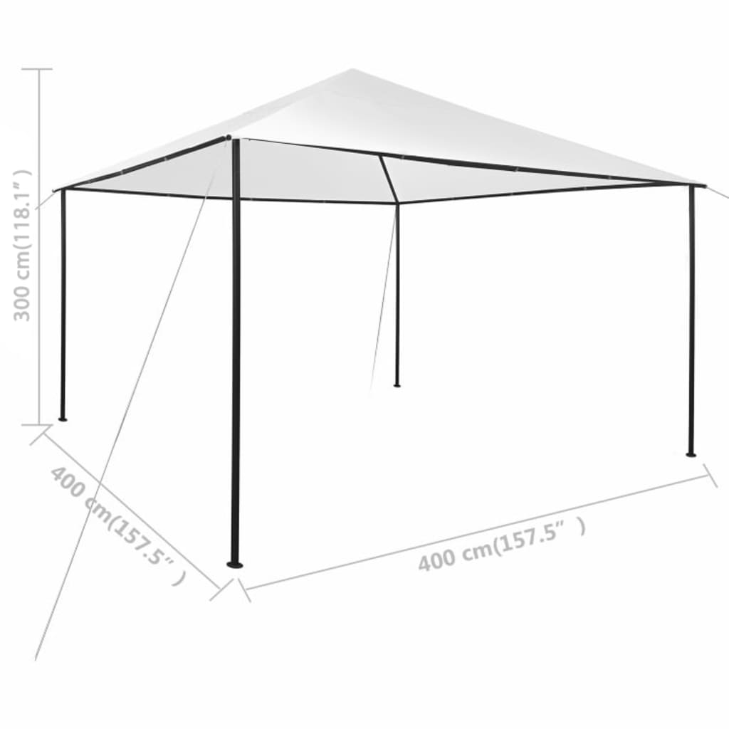 Prieel 180 g/m² 3x3 m stof en staal