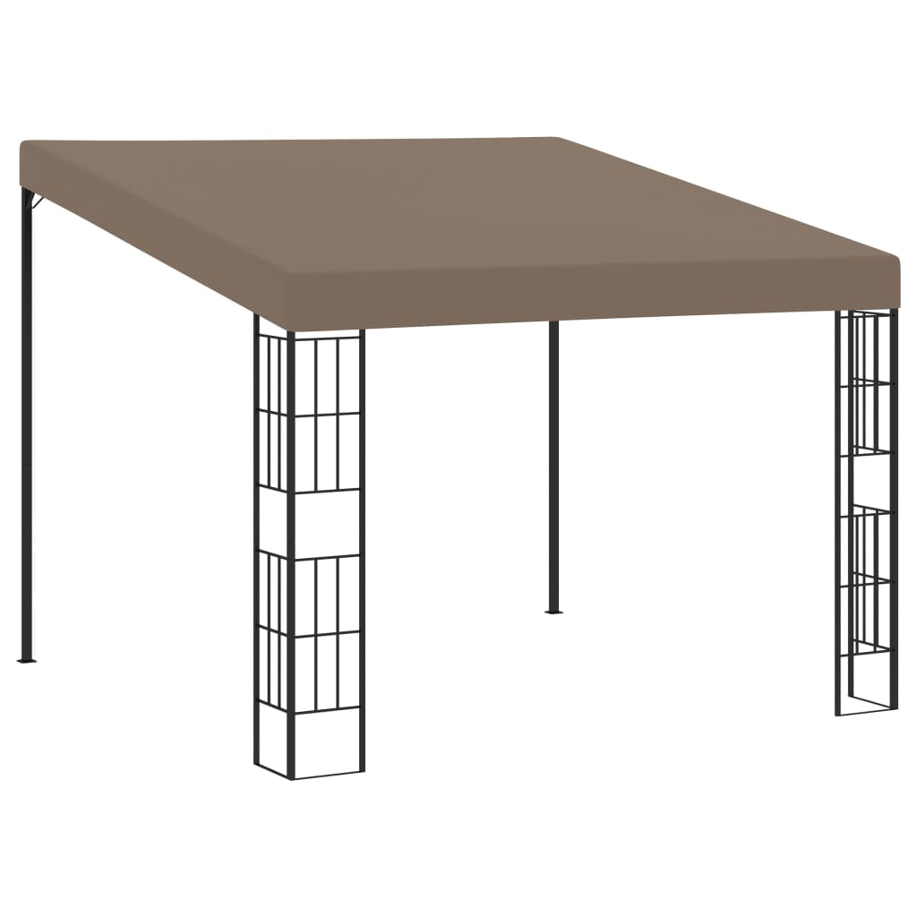 Wandprieel 3x6 m stof antracietkleurig