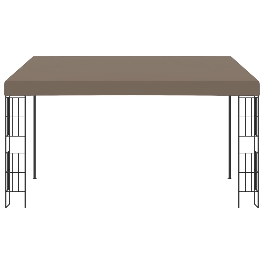 Wandprieel 3x6 m stof antracietkleurig