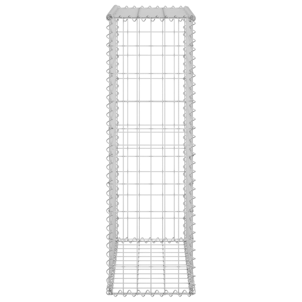 Schanskorfmuur met deksels 150x60x100 cm gegalvaniseerd staal