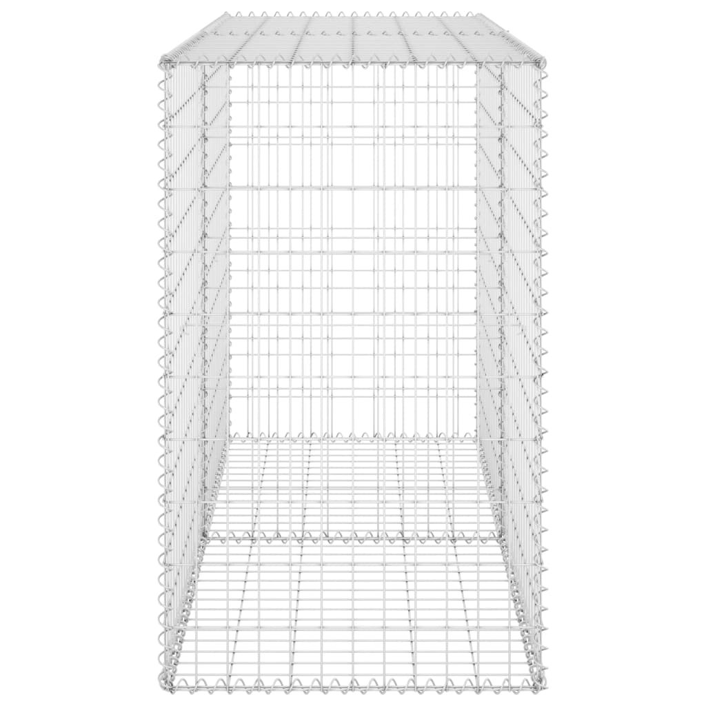 Schanskorfmuur met deksels 900x30x150 cm gegalvaniseerd staal