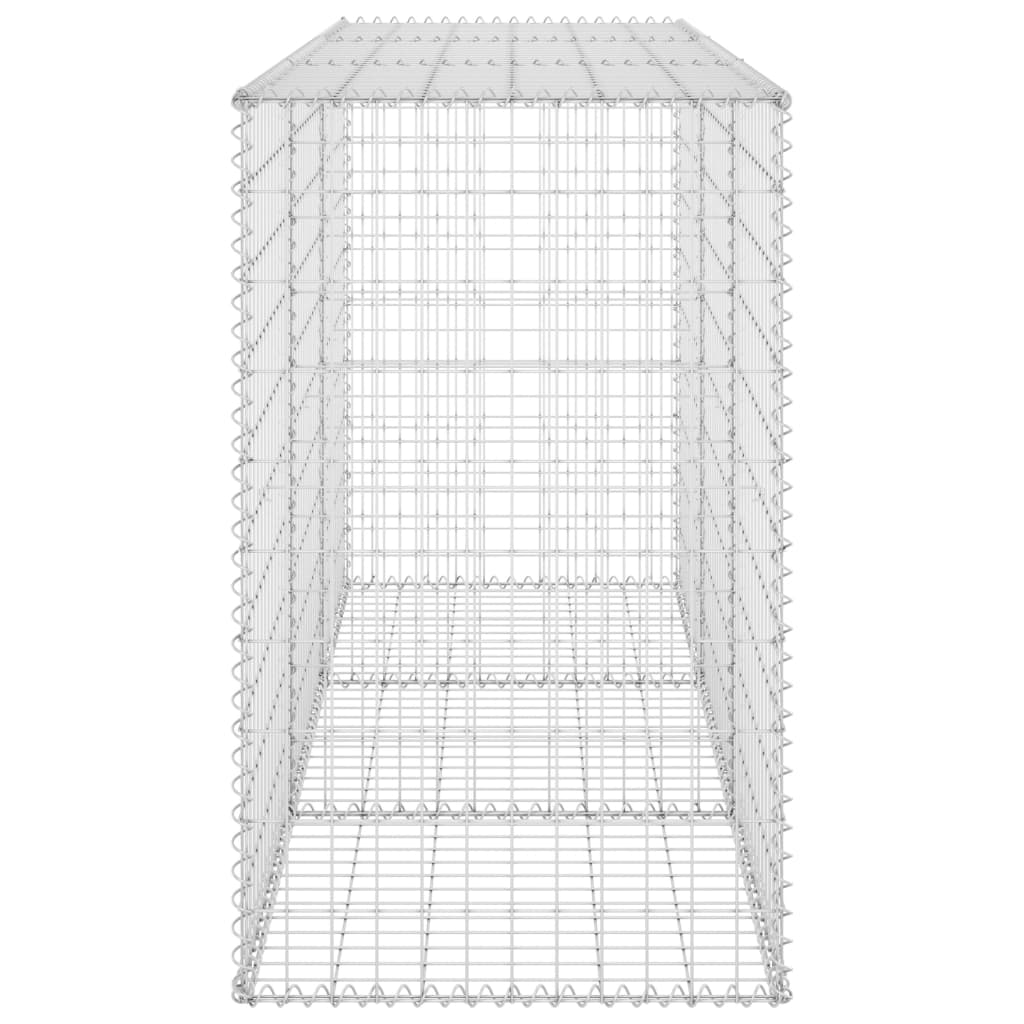 Schanskorfmuur met deksels 900x30x150 cm gegalvaniseerd staal