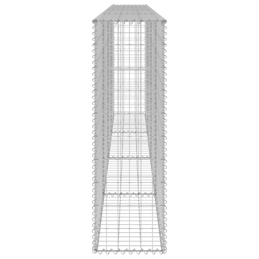 Schanskorfmuur met deksels 900x30x150 cm gegalvaniseerd staal