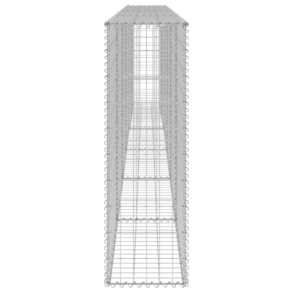 Schanskorfmuur met deksels 150x60x100 cm gegalvaniseerd staal