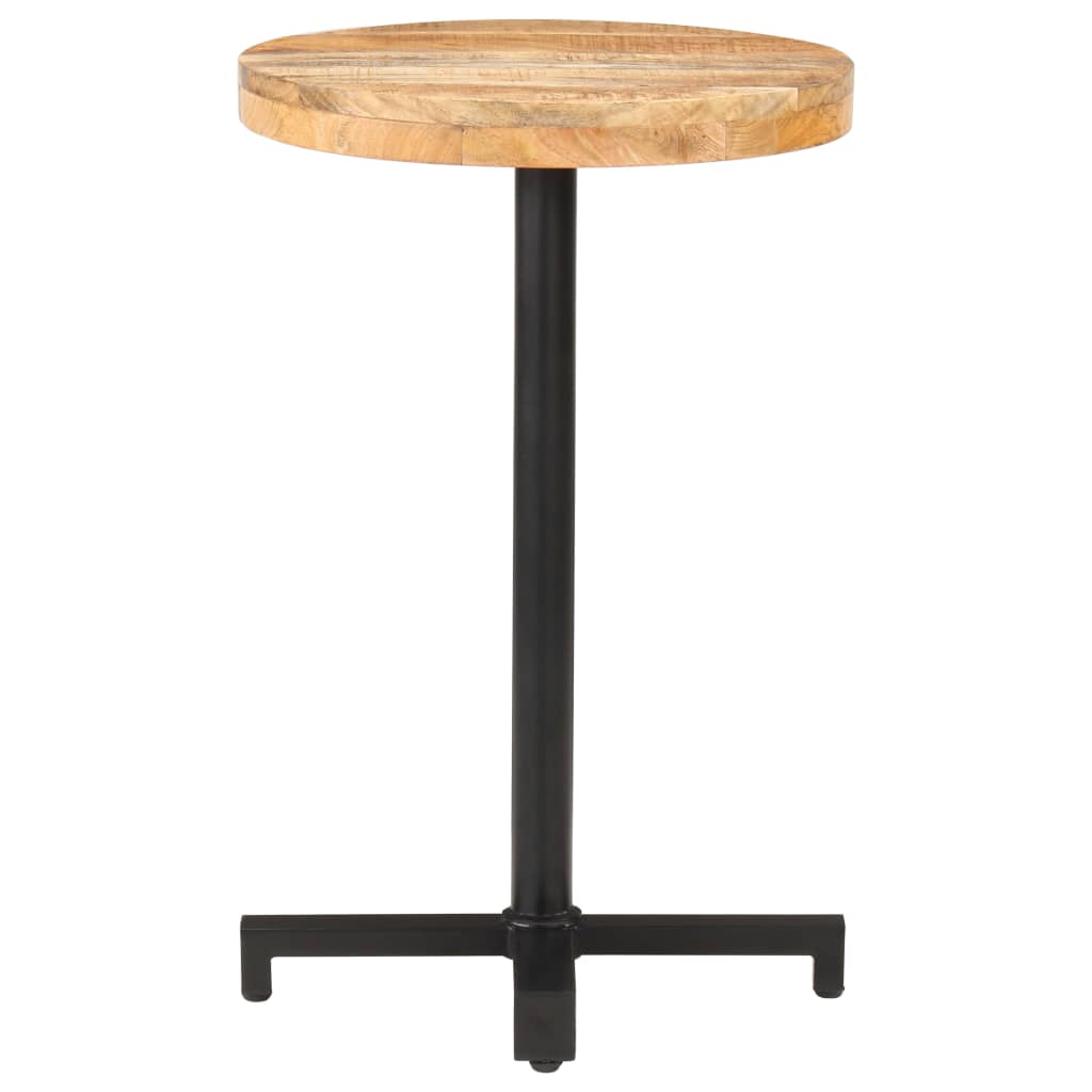 Bistrotafel rond Ø 80x75 cm massief gerecycled hout