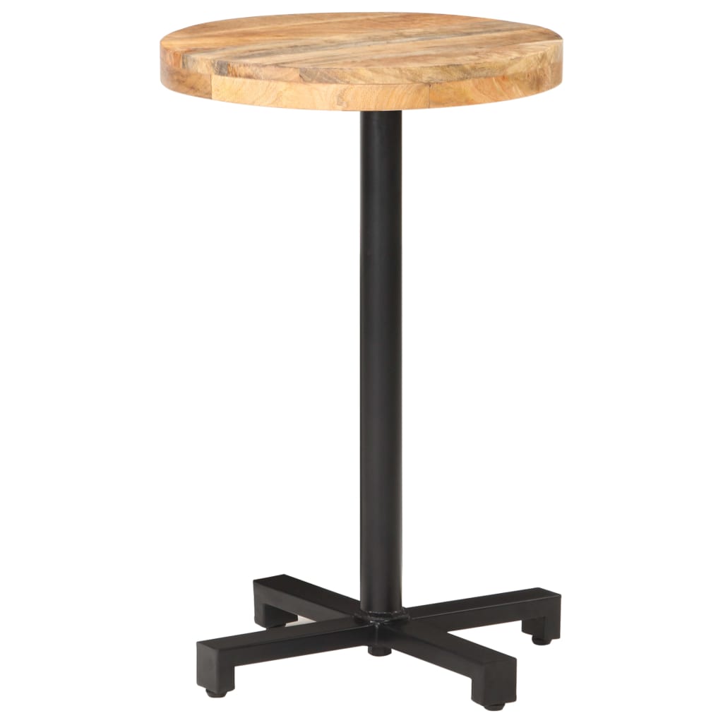 Bistrotafel rond Ø 80x75 cm massief gerecycled hout