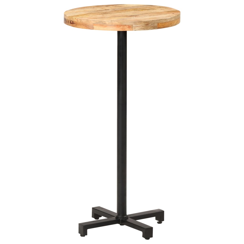 Bistrotafel rond Ø 80x75 cm massief gerecycled hout