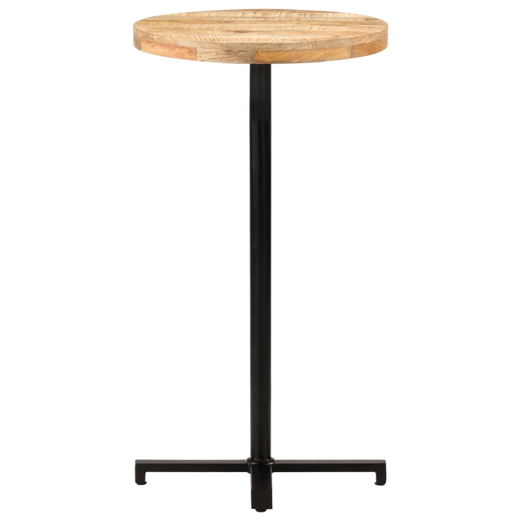 Bistrotafel rond Ø 80x75 cm massief gerecycled hout