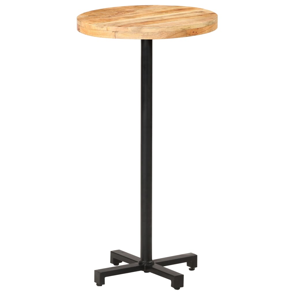 Bistrotafel rond Ø 80x75 cm massief gerecycled hout