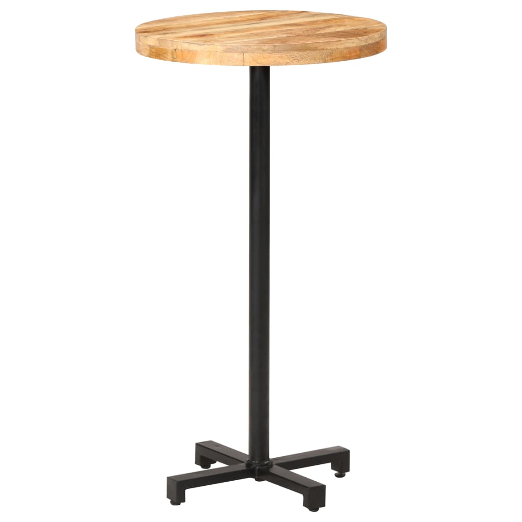 Bistrotafel rond Ø 80x75 cm massief gerecycled hout