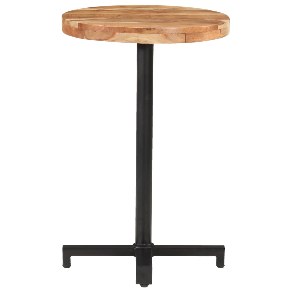 Bistrotafel rond Ø 80x75 cm massief gerecycled hout