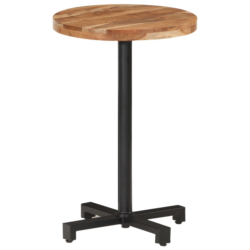 Bistrotafel rond Ø 80x75 cm massief gerecycled hout