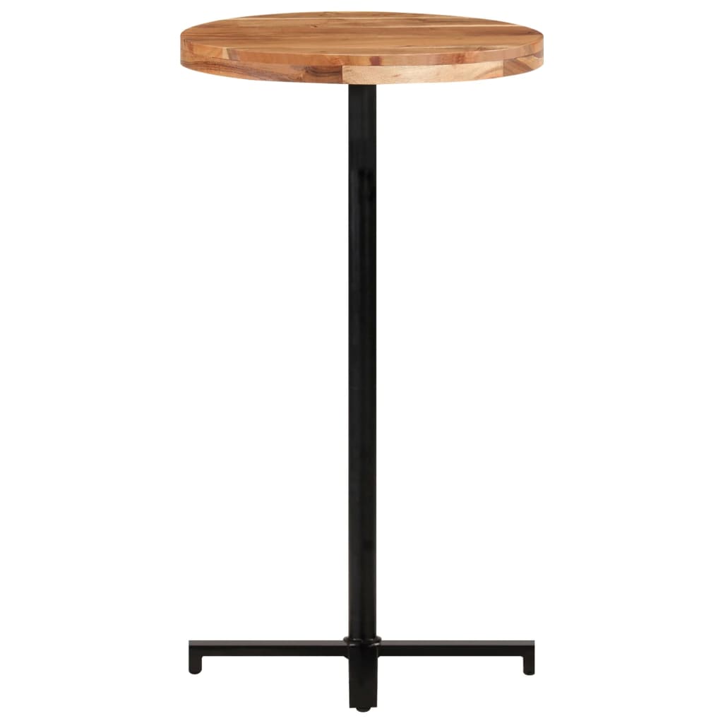 Bistrotafel rond Ø 80x75 cm massief gerecycled hout