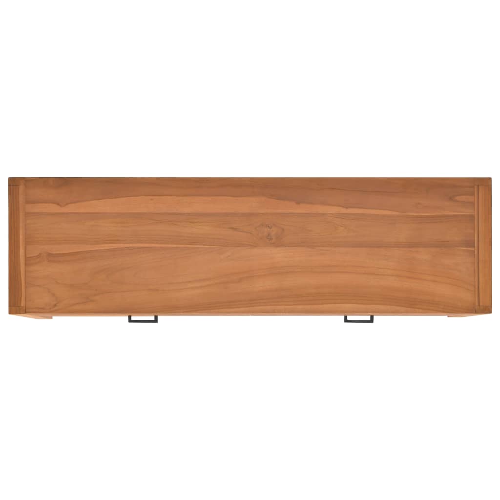 Tv-meubel 120x40x45 cm massief teakhout