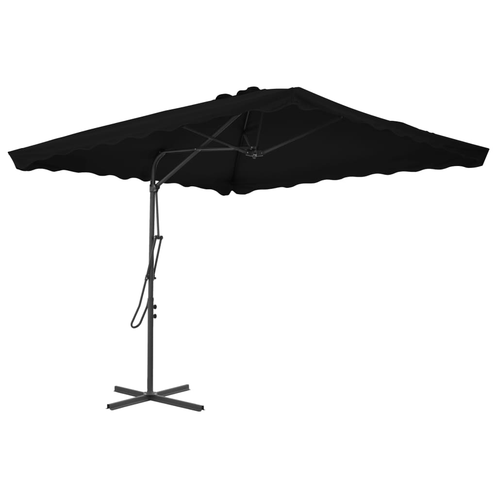 Parasol met stalen paal 250x250x230 cm