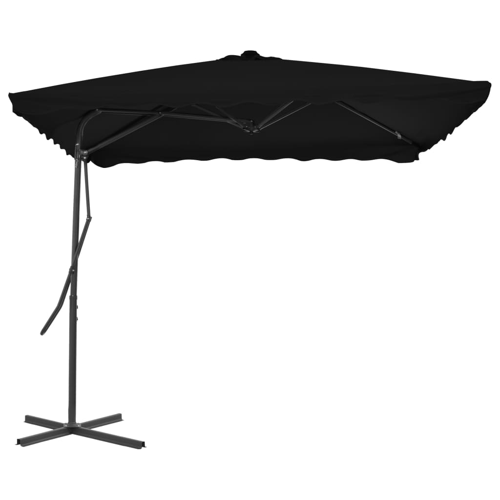 Parasol met stalen paal 250x250x230 cm