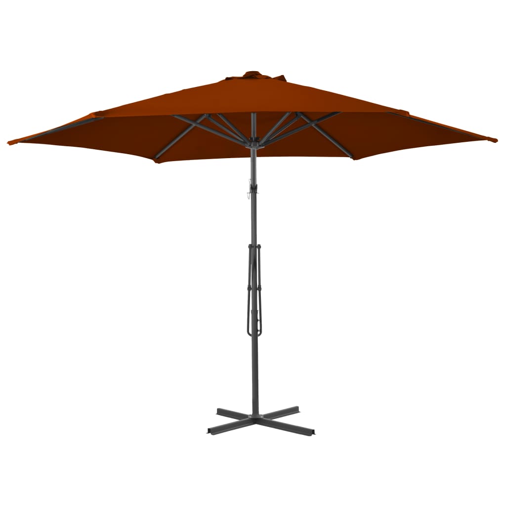 Parasol met stalen paal 300x230 cm