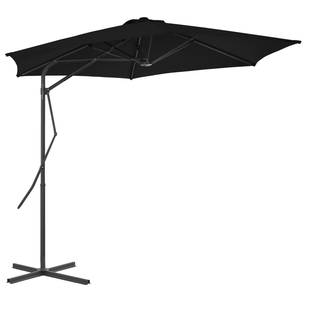 Parasol met stalen paal 300x230 cm