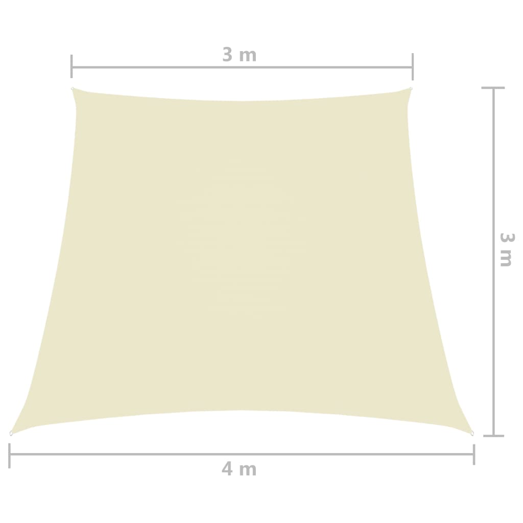 Zonnescherm trapezium 4/5x4 m oxford stof