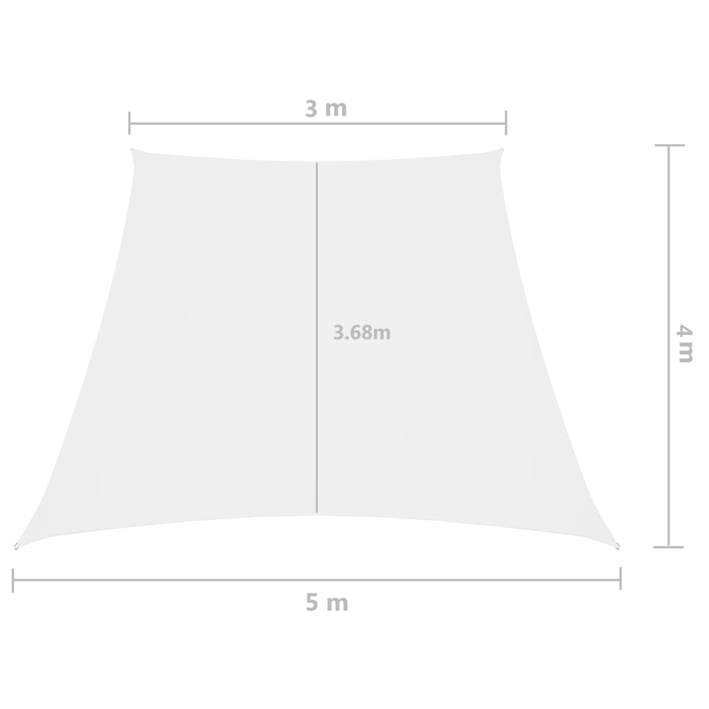 Zonnescherm trapezium 4/5x4 m oxford stof