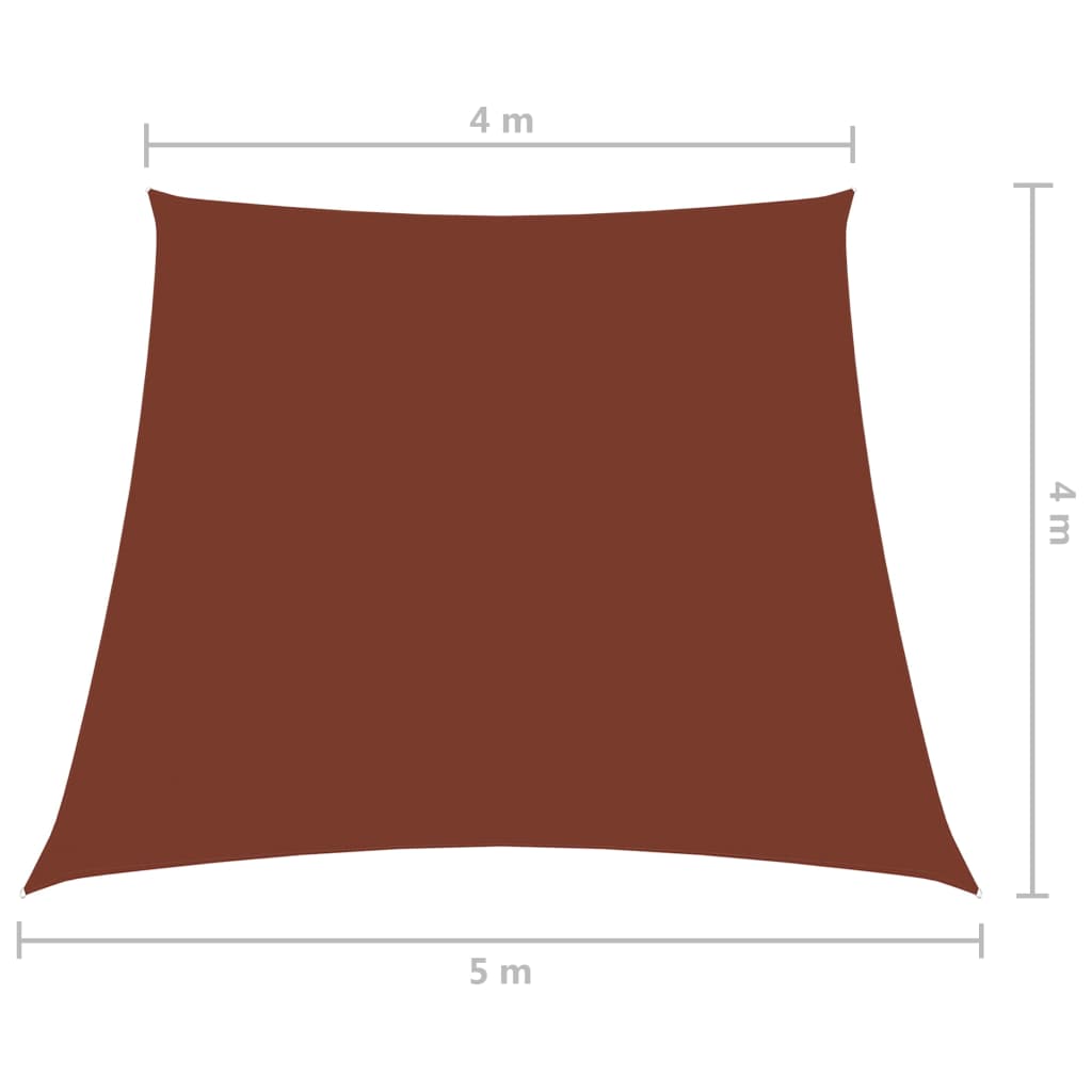 Zonnescherm trapezium 4/5x4 m oxford stof