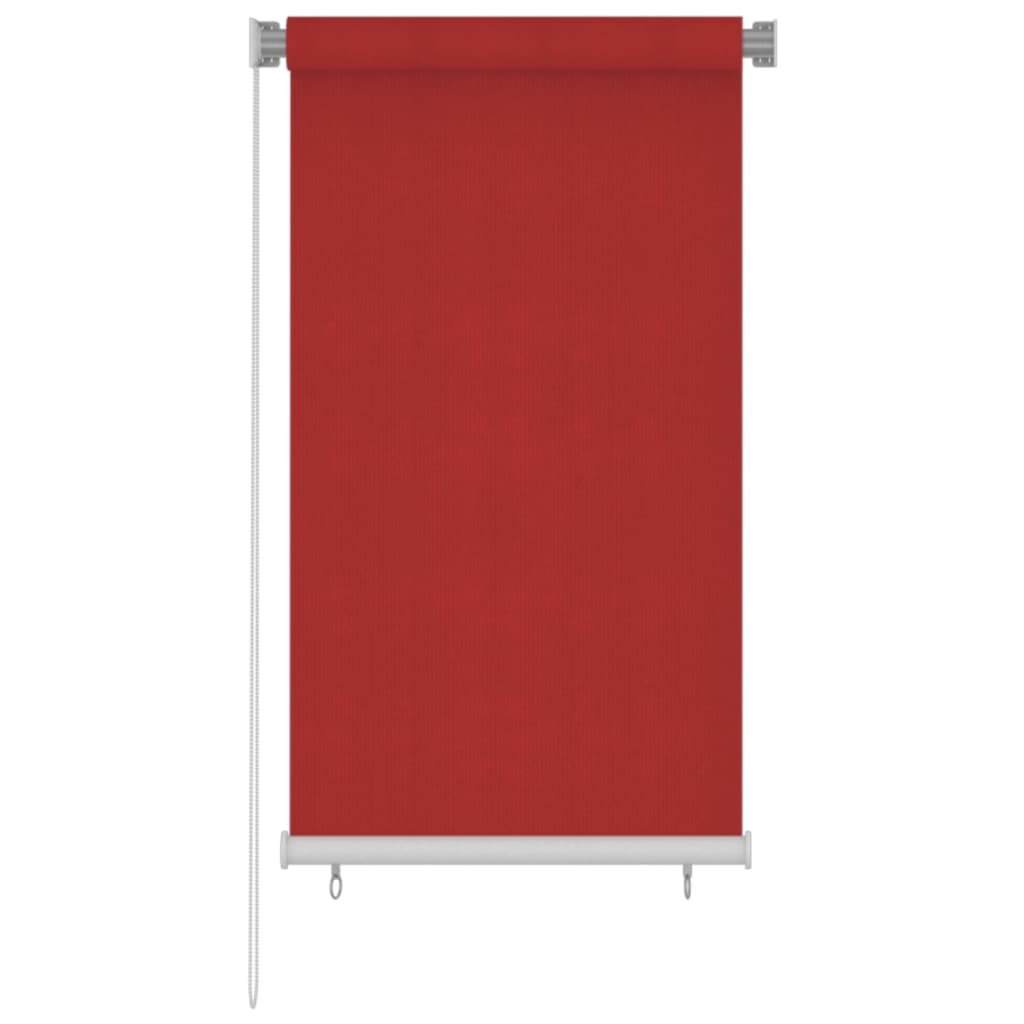 Rolgordijn voor buiten 160x230 cm HDPE rood