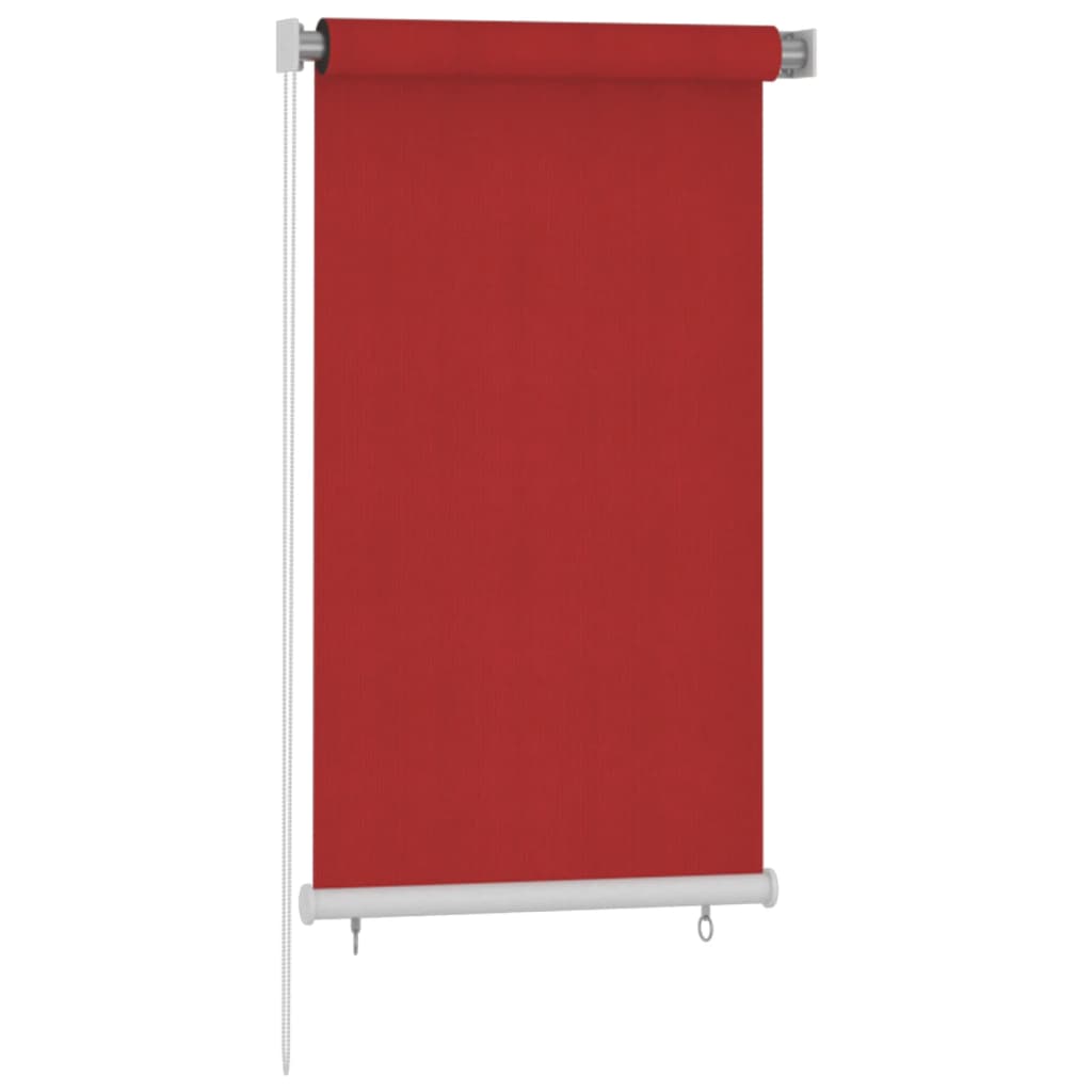 Rolgordijn voor buiten 160x230 cm HDPE rood