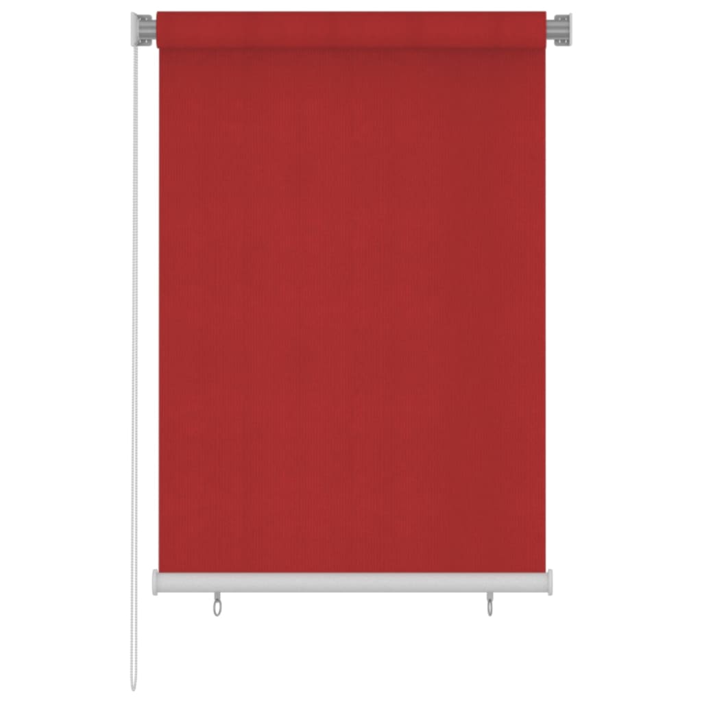 Rolgordijn voor buiten 160x230 cm HDPE rood