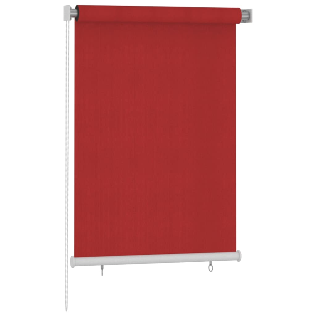 Rolgordijn voor buiten 160x230 cm HDPE rood