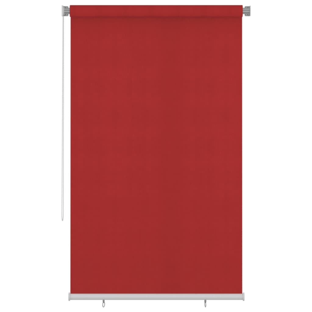 Rolgordijn voor buiten 160x230 cm HDPE rood