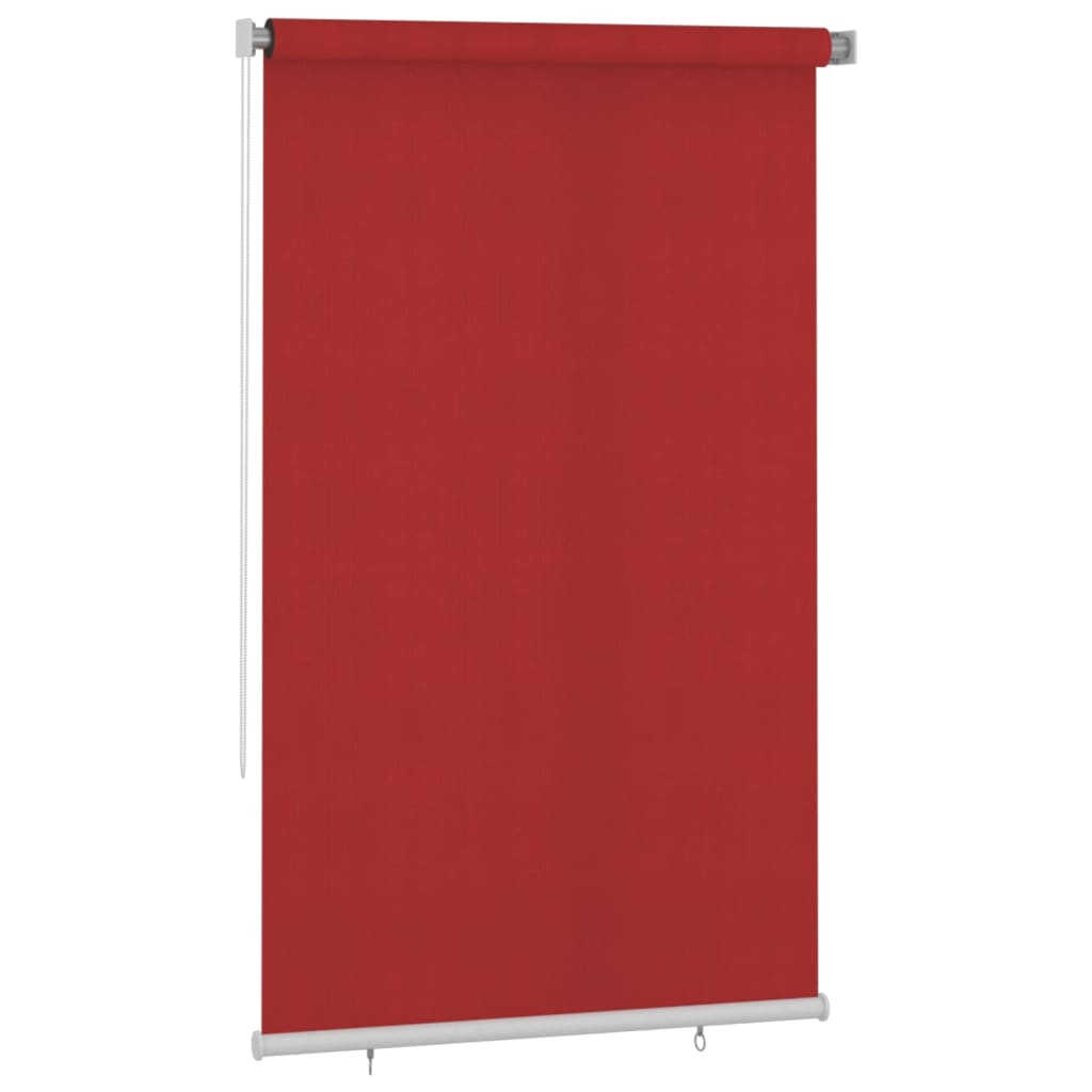 Rolgordijn voor buiten 160x230 cm HDPE rood