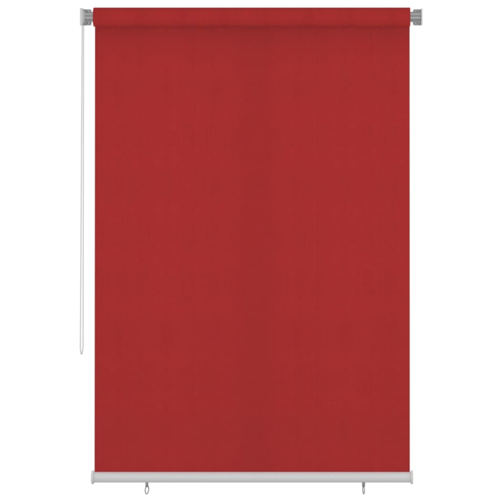 Rolgordijn voor buiten 160x230 cm HDPE rood