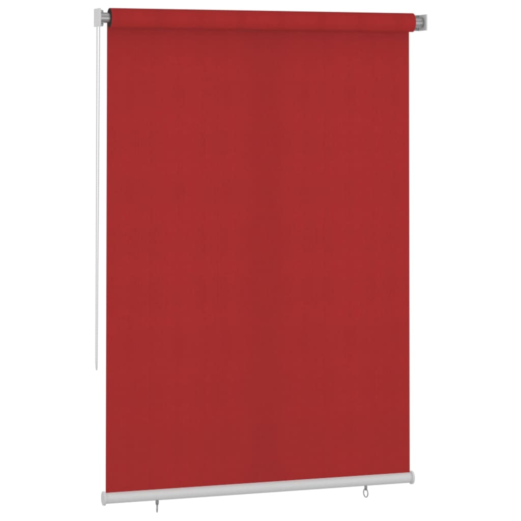 Rolgordijn voor buiten 160x230 cm HDPE rood