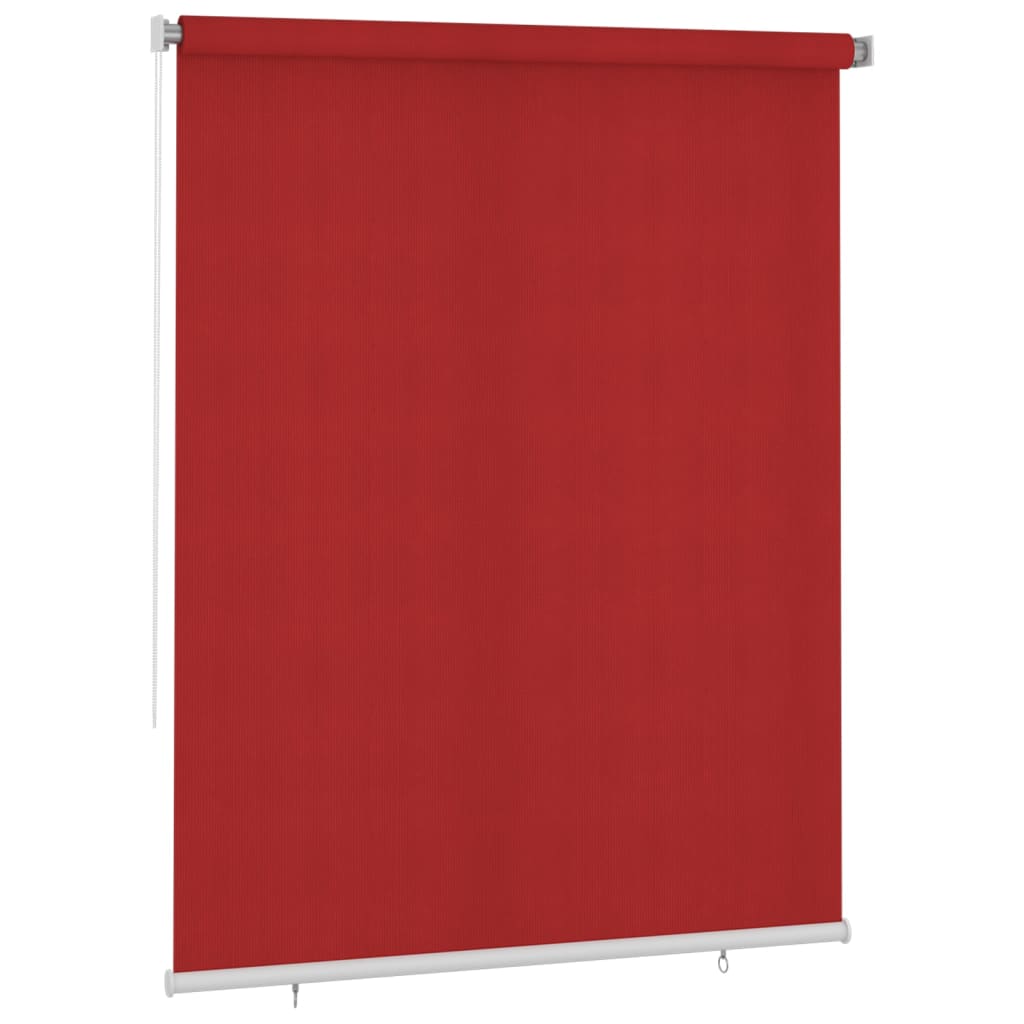 Rolgordijn voor buiten 160x230 cm HDPE rood