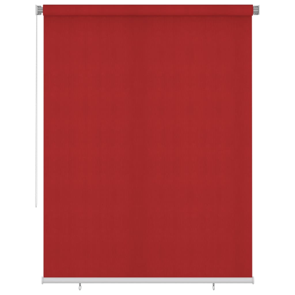 Rolgordijn voor buiten 160x230 cm HDPE rood