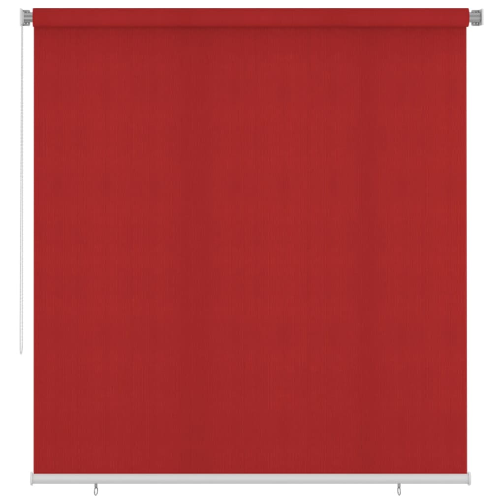 Rolgordijn voor buiten 160x230 cm HDPE rood