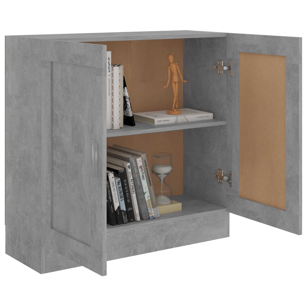 Boekenkast 82,5x30,5x80 cm bewerkt hout eikenkleurig