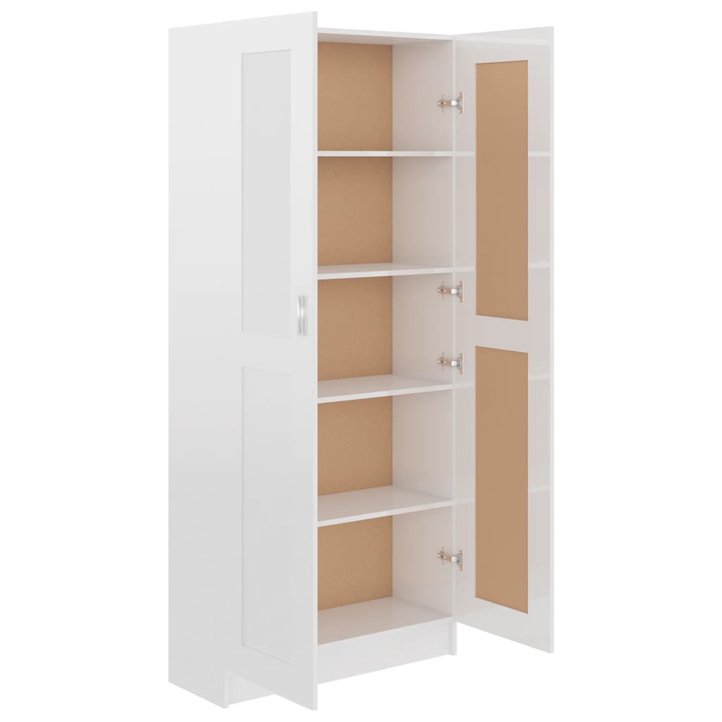 Boekenkast 82,5x30,5x150 cm bewerkt hout