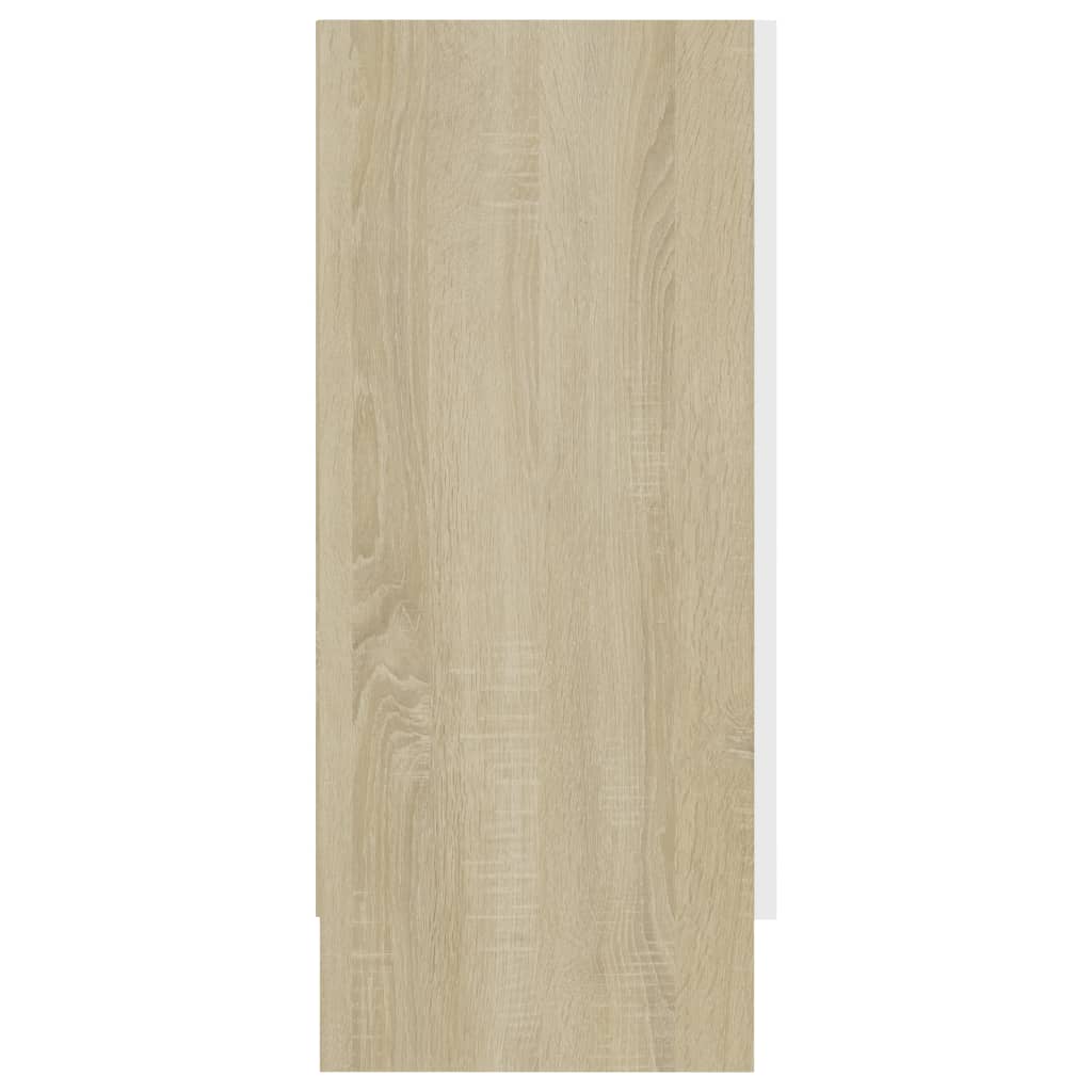 Vitrinekast 120x30,5x70 cm bewerkt hout zwart