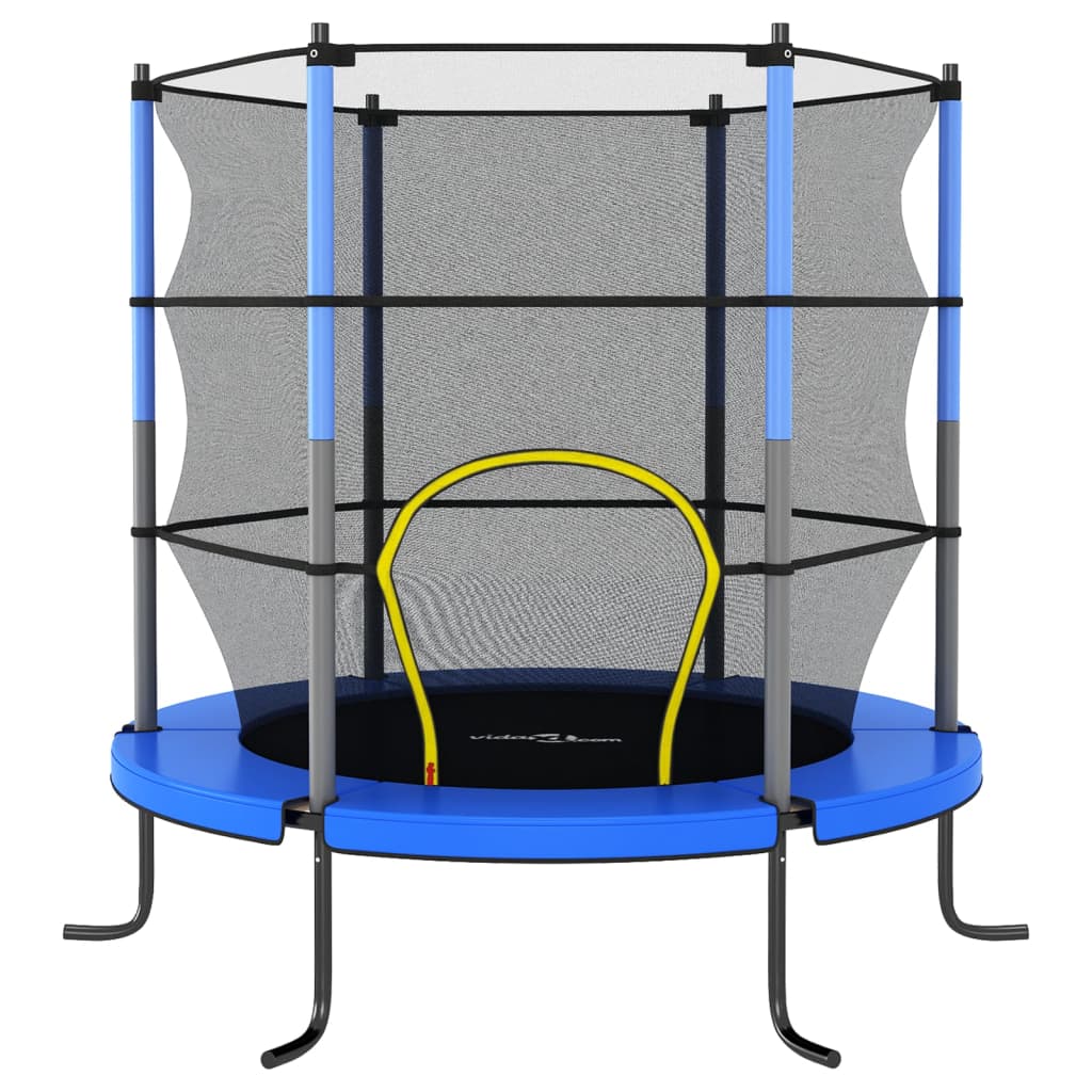 Trampoline met veiligheidsnet rond 140x160 cm