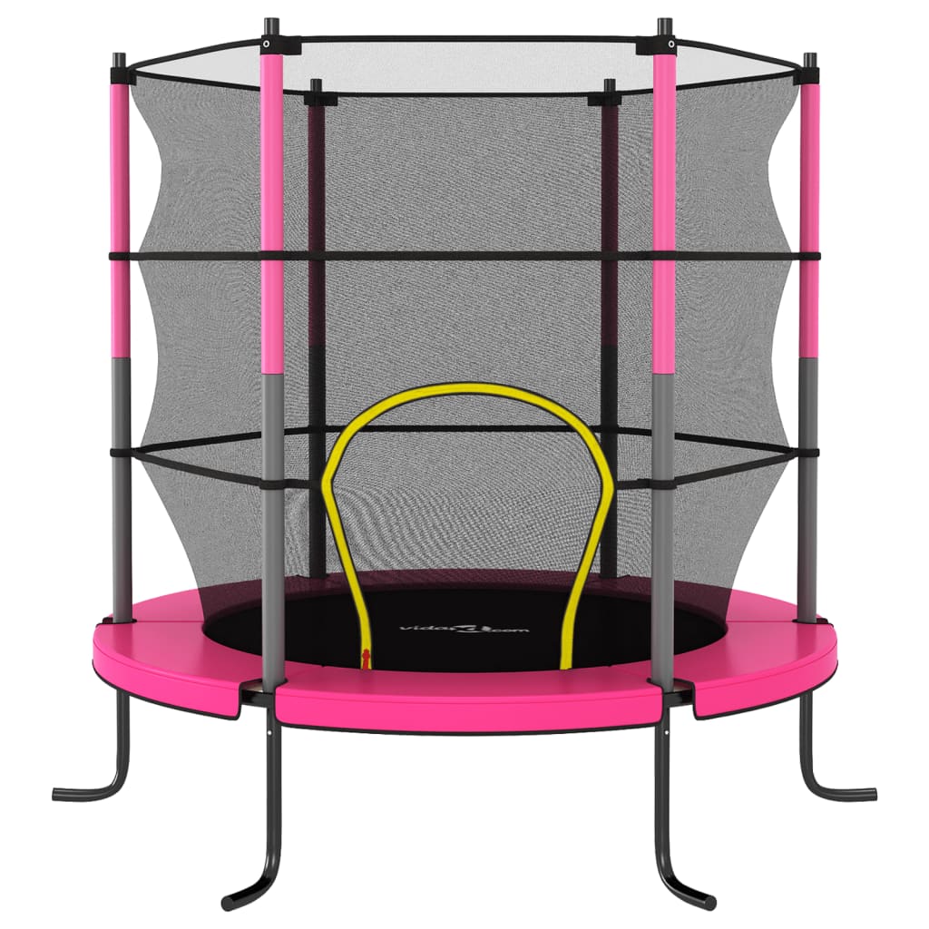 Trampoline met veiligheidsnet rond 140x160 cm