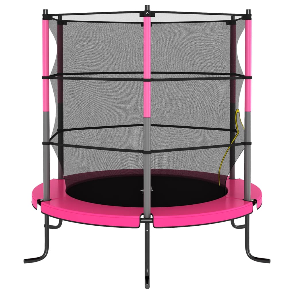 Trampoline met veiligheidsnet rond 140x160 cm