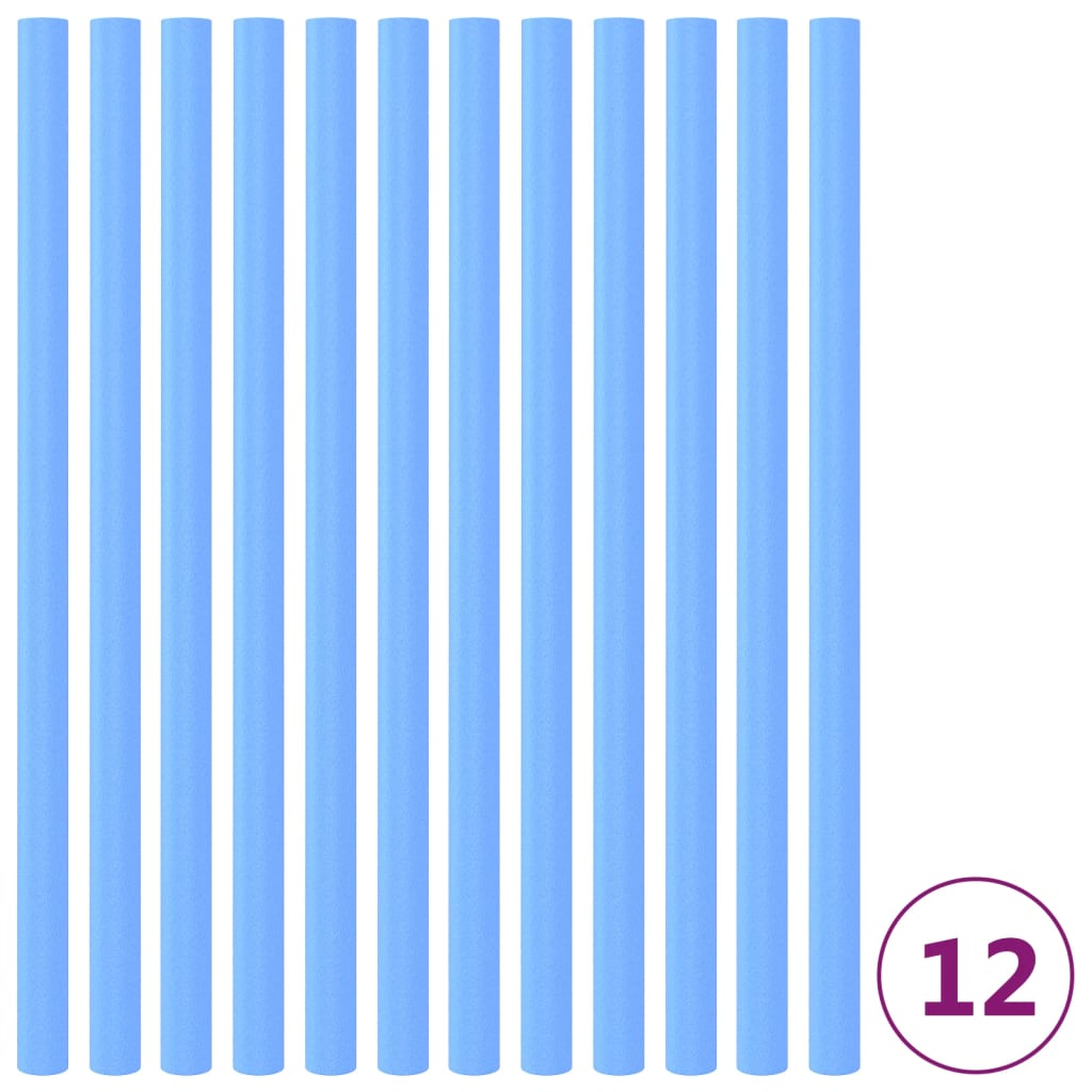 Trampolinepaalhoezen 12 st 92,5 cm schuim grijs