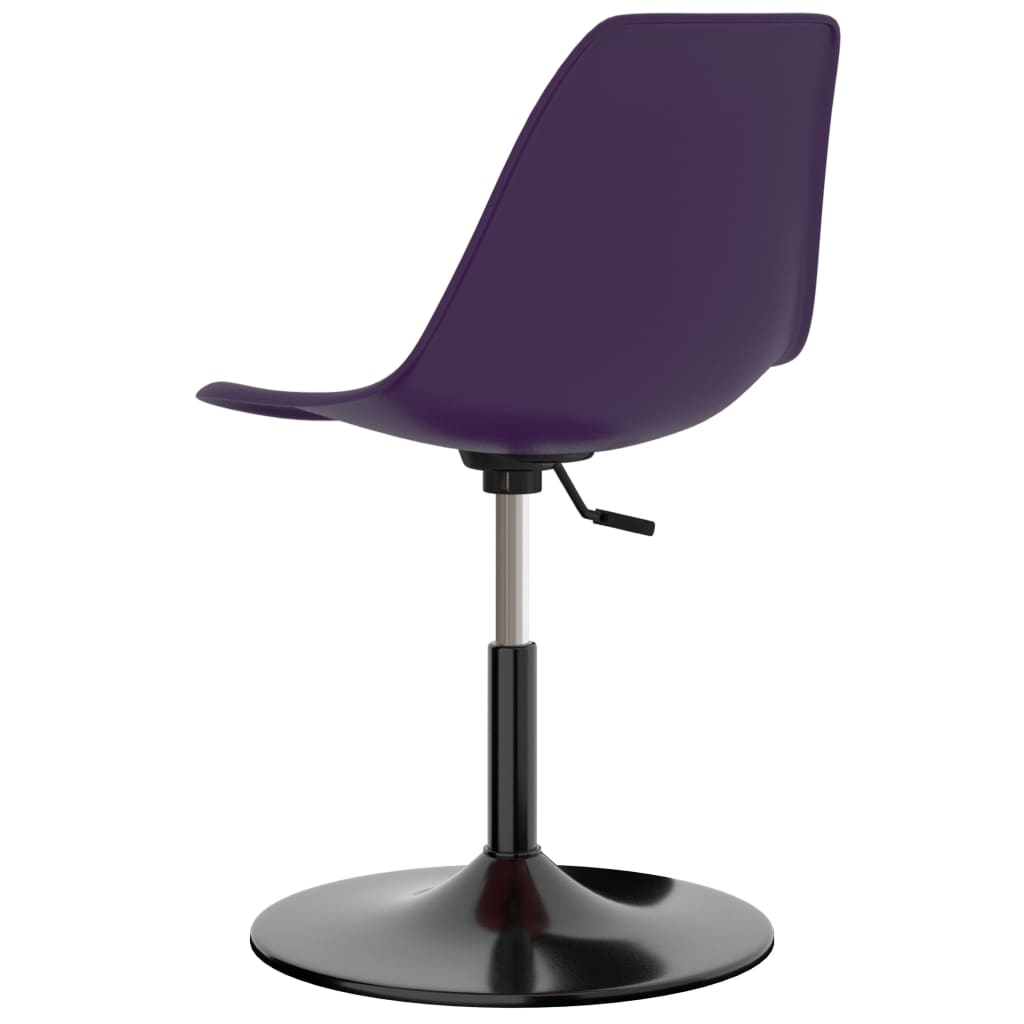 Eetkamerstoelen 2 st draaibaar PP blauw