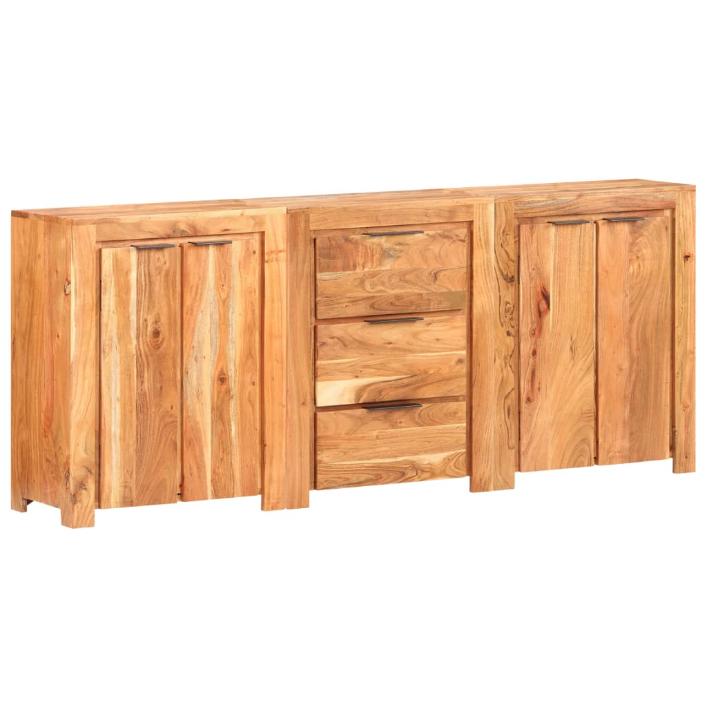 Dressoir met 3 lades en 4 deuren massief gerecycled hout