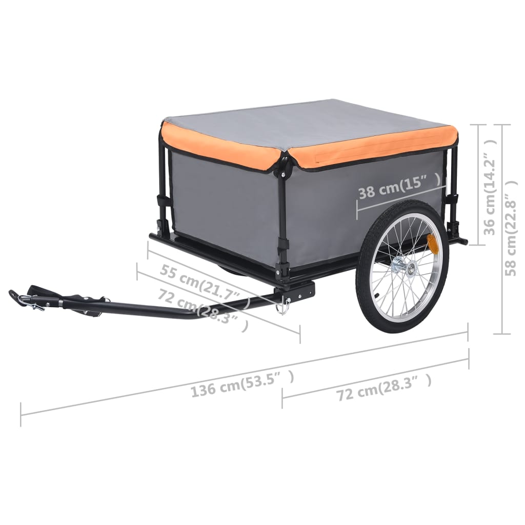 Fietstrailer 65 kg