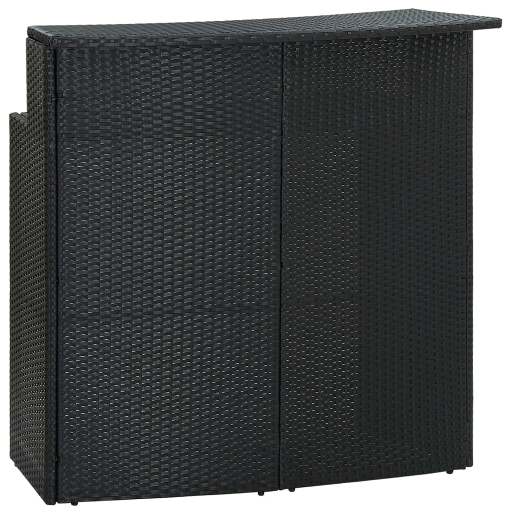 Tuinbartafel 120x55x110 cm poly rattan