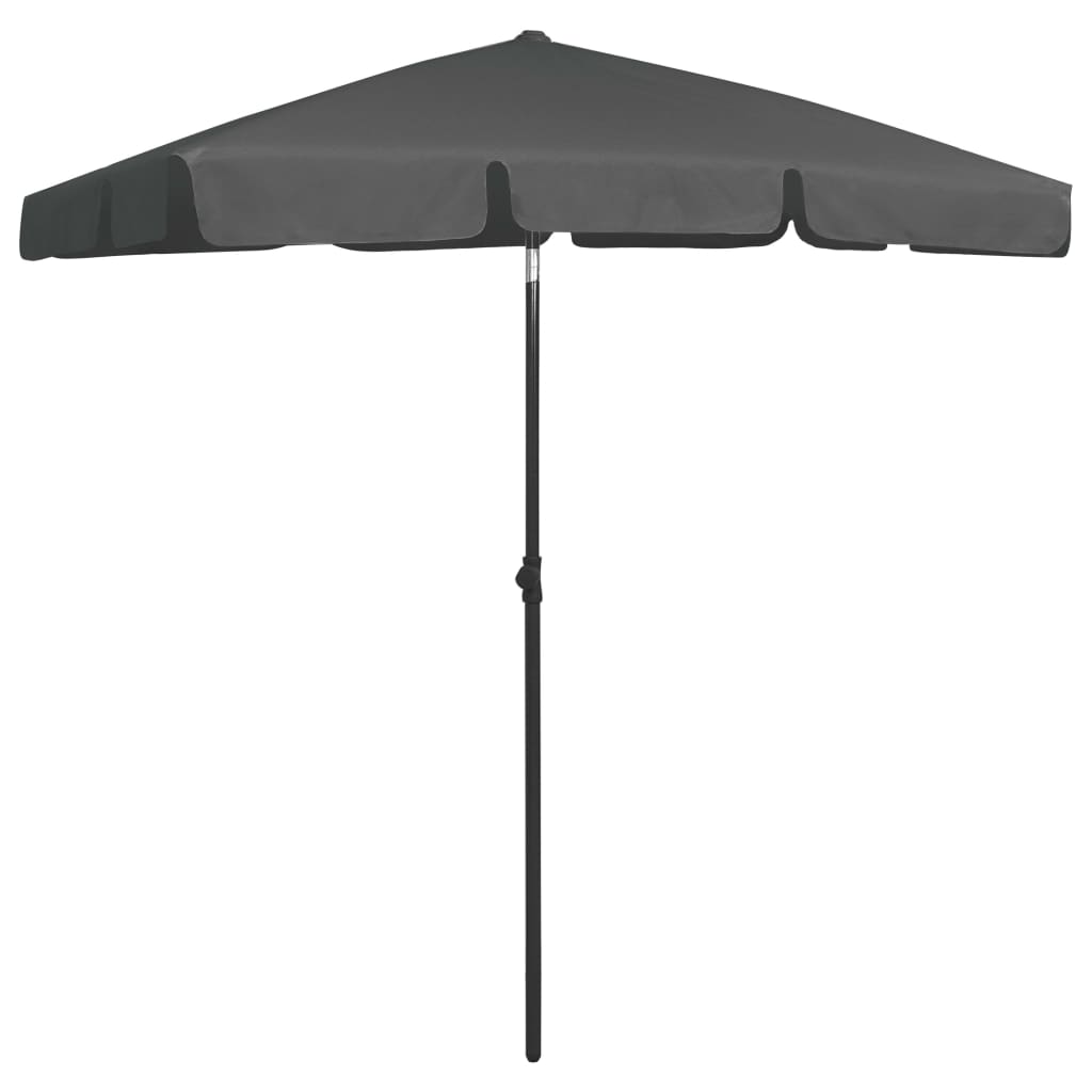 Strandparasol 200x125 cm