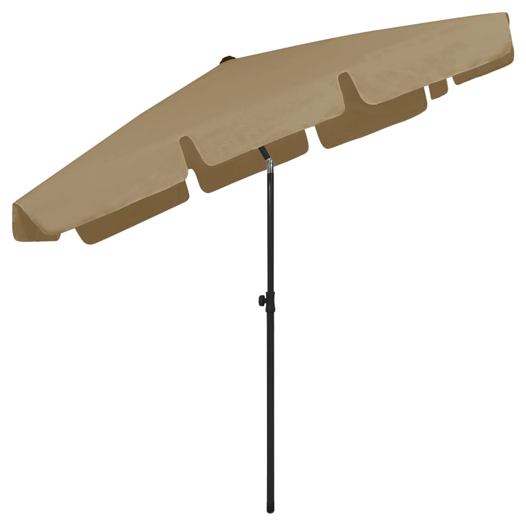 Strandparasol 200x125 cm