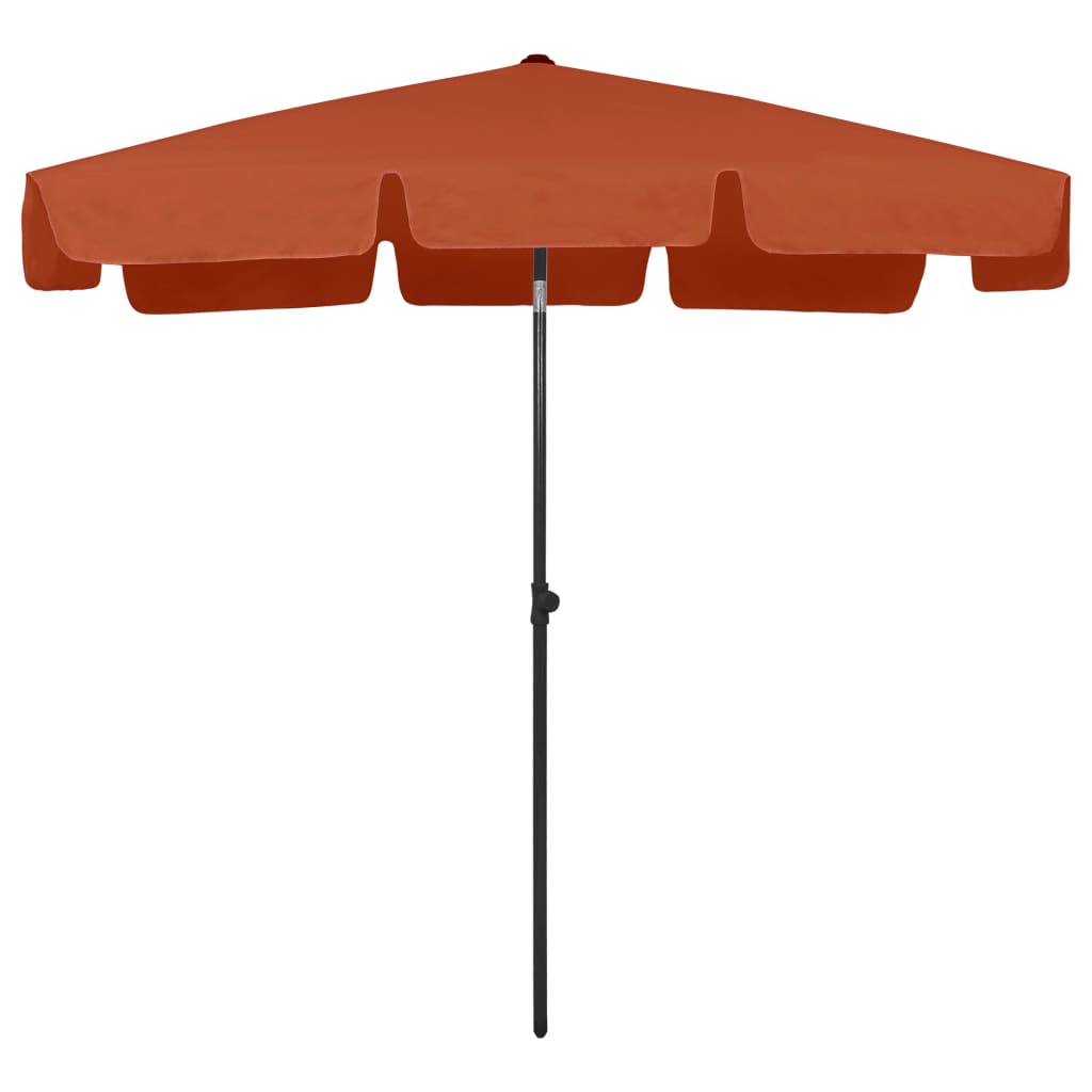 Strandparasol 200x125 cm